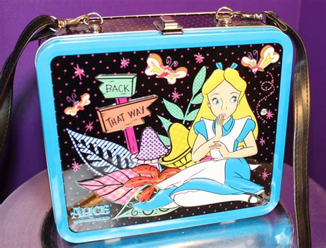 alice in wonderland metal lunch box|1974 Alice in Wonderland Lunch Box & Thermos * Vintage .